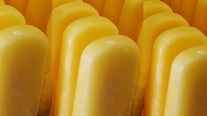 Pineapple Whip and Strawberry Whip Popsicle